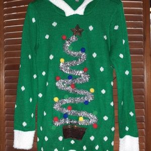 Nobo Hooded Christmas sweater size Medium